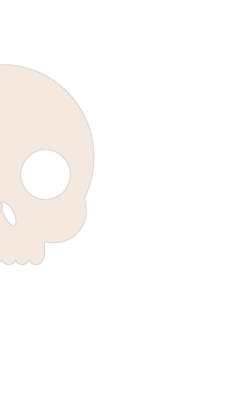 Picture of animated skull